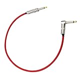 KM sound CANARE カナレ GS-6 赤 パッチケーブル L-S プラグ MADE IN JAPAN (L-S 50cm)