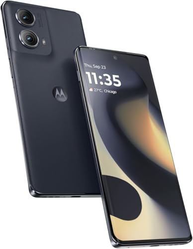 Image of Motorola Moto Edge 2024, 256GB + 8GB RAM, Midnight Blue - Locked to T-Mobile (Renewed)