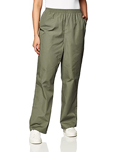 Cherokee Women's Workwear Scrubs Pull-On Pant (SIZE 2X-5X), Olive, 5X-Large Cherokee Women's Workwear Scrubs Pull-On Pant (SIZE 2X-5X), Olive, 5X-Large