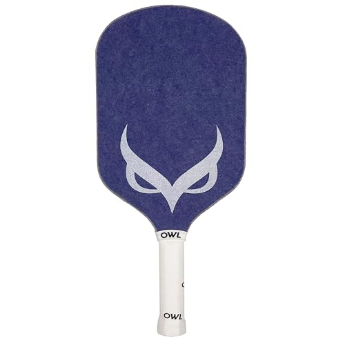The OWL PXE Pickleball Paddle, Extended Handle Length, Premium Pickleball Paddle - Thinner Profile for Maneuverability Revolutionary Pickleball Paddle - Quiet Pickleball Paddle, 50% Less Noise