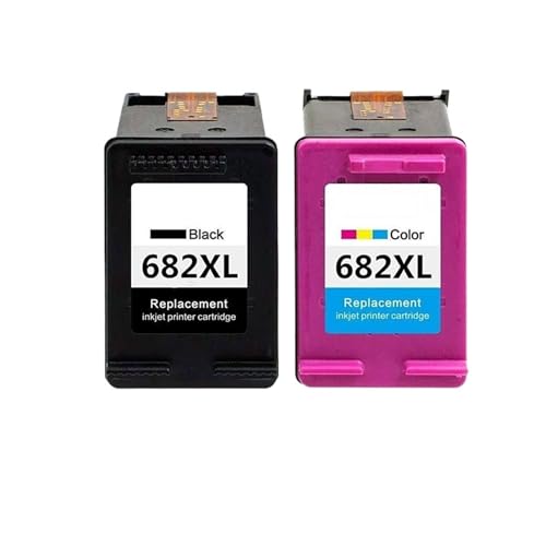 Cartouches 682 compatibles longue duree pour impression nette sur p682 et 6478
