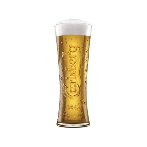Personalised Engraved Half Pint Carlsberg Beer Glass with Gift Box Cover