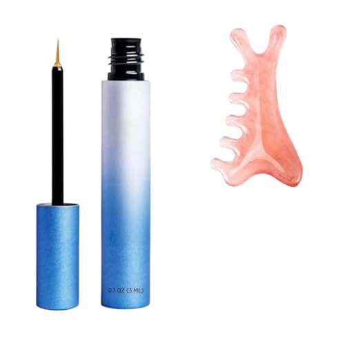 Sérum de Pestañas Lash Serum para Cejas y Pestañas, Crecimiento Natural con Vitaminas para Pestañas Más Largas y Fuertes, Uso Diario (2PCS)