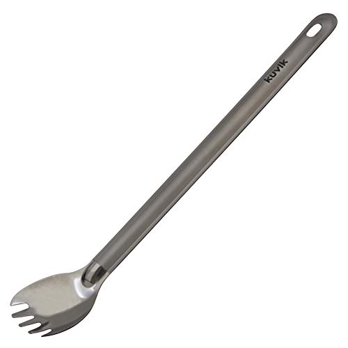 Kuvik Titanium Spork - Ultralight And Compact For Camping And Hiking #TOP1