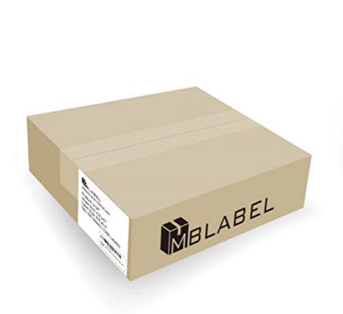 MBLABEL Half Sheet Self Adhesive Shipping Labels for Laser & Inkjet Printers, 1000 Count
