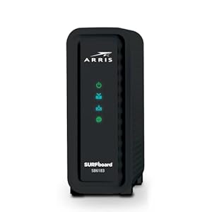 ARRIS (SB6183) – Cable módem – DOCSIS rápido 3.0 16×4 Gigabit, para Comcast Xfinity, Cox, verifique con ISP la compatibilidad [no para Spectrum], puerto de 1 Gbps, velocidad máxima de Internet de 400