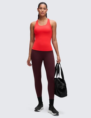 Image of CRZ YOGA Butterluxe Racerback Tank Tops | Light Support, Built in Bra, Removable Pads, Yoga, Extremely Soft, Scoop Neck, for Women