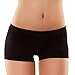 Toocool Boxershorts Damen Baumwolle mit niedriger Taille, Panties Damen-Sportunterwäsche, Hotpants Damen Unterwäsche LO-YQ3308 [S-M, Schwarz]