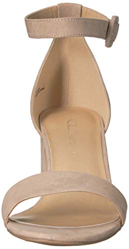 Women's Jody Heeled Sandal, Nude Suede, 8 M US2