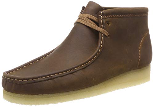 Clarks Originals Wallabee Boot, Bottes Chukka Homme, Marron (Beeswax Leather), 41 EU