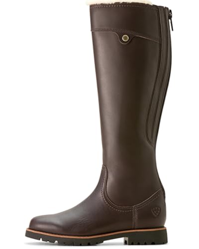 Ariat Women's Arlington Sherpa Waterproof Boot, Espresso, 82