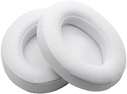 Memory Foam Protein Leather Ear Pads Earbuds Cushion Replacement for Beats Studio 2.0 Wired/Studio 2.0 Wireless B0500 / B0501 Headphone (White)