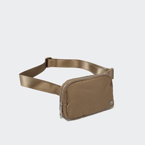 Image of Pander Everywhere Belt Bag for Women, Fashion Waist Packs, Crossbody Bags with Adjustable Strap (Gray Brown)