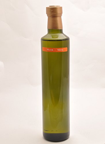 Aceite de unción de mirra de 500 ml importado de Jerusalén Tierra Santa