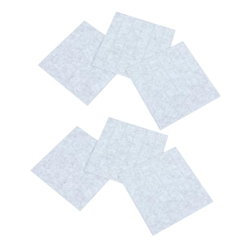 6 paneles acústicos de absorción de sonido resistentes de fibra de poliéster para paredes, ideales para KTV, cine, estudio en casa, instalación fácil, gris plateado miniatura 1
