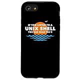 Unix Shell - Computer Science Programming Geek Nerd スマホケース iPhone SE (2020) / 7 / 8 用