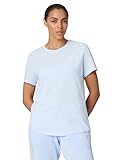 Nike Women's Sportswear Club Essentials T-Shirt, Celestine Blue/White, Small