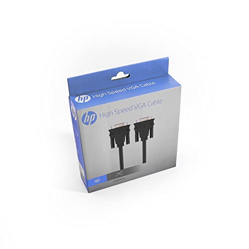 Cabo VGA HP Preto 2Metros SVGA DHC-VG100 BK - monitor, Smart TV, resolução 1080p - 194U0AA