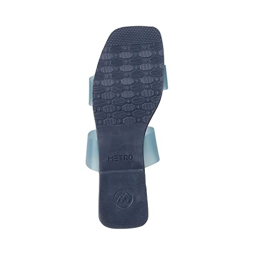 Image of Metro Women Synthetic Leather Flat Slip-on Fashion Sandal