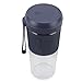 Blender podróżny, blender z ostrzami ze stali nierdzewnej Ładowanie przez USB Bateria 1200 mAh Łatwa obsługa Szeroko stosowany w podróży, w domu lub w biurze(Niebieski, cztery ostrza)