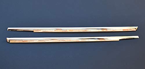 2x Garnitures Fenêtre Acier Inoxydable Pour Scania R/P/G 2004-2015 - Longueur 830 Mm - Adhésif Fort Inclus