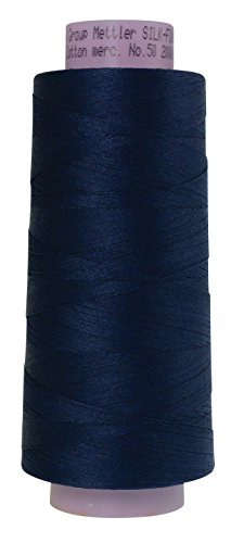 Hilo de algodón Mettler, 2000 yd, azul marino miniatura 1