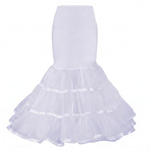 Jupon sirène désossé en crinoline blanche pour sculpter les robes de mariée