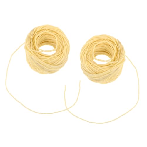 ULTECHNOVO 2 rollos pabilo para vela 2 mm fibra de lino