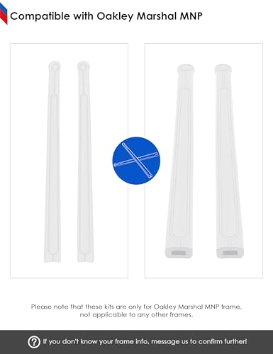 Image of BLAZERBUCK Replacement Ear Socks for Oakley Marshal MNP OX8091 Eyeglass