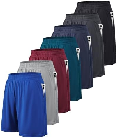 BALENNZ Mens Athletic Shorts with Pockets Quick Dry Workout Short...