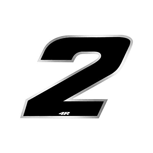 Image of Racing Number 2 Anodized Medium, Black