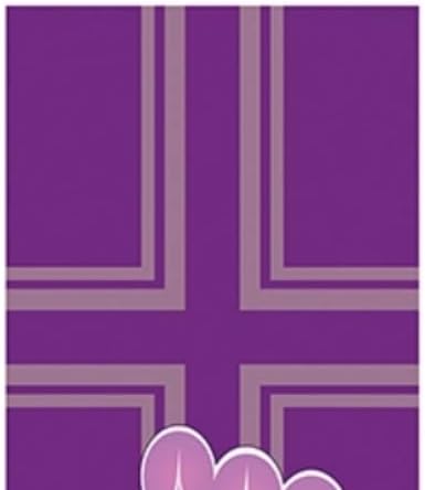 CCS Banner-Advent Candles w/Pole Hems (3' x 9')