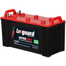 LIVGUARD IT 1536FP 150AH Battery- Black.