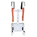 Snare Drum Carrier Bass Drum Shoulder Strap Harness Percussion Instrument Belt, White