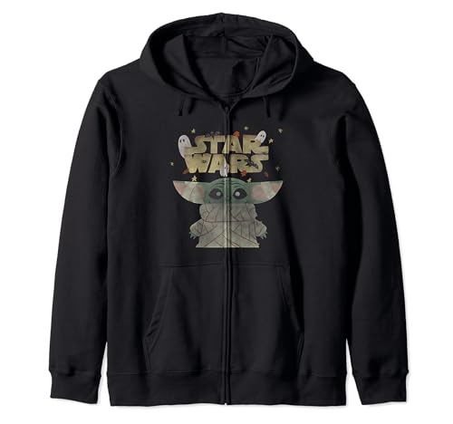 Sweat Grogu Star Wars zippé pour rester au chaud à Halloween