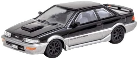 Corolla Levin AE92 Negro y Plata 164 Diecast Model Car por Tarmac Works T64R-036-BLK