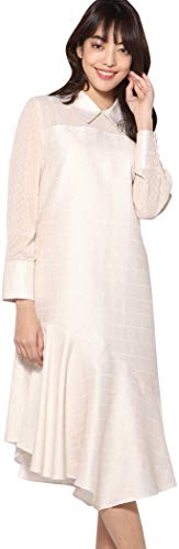 Viaggio Blu(ビアッジョブルー)  ラメスクエアジャガードワンピース