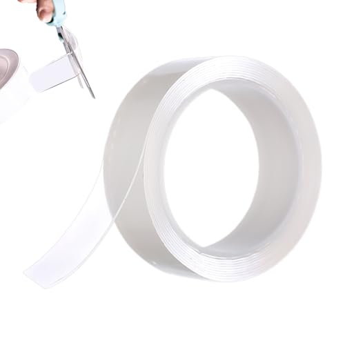 Cinta Adhesiva Nano De Doble Cara - Cinta Adhesiva Acrílica Resistente | Reutilizable Lavable | Para Tablero De Coche De Oficina De Baño De Cocina De Pared | Retire Sin Dejar Ressi