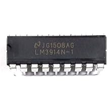 LM3914N-1 LM3914 Dot Bar-Graph Display Driver Breadboard-Friendly Pack of 5
