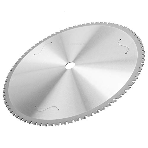 Disco de Sierra Circular, Hoja de Corte de Metal de 80 Dientes de 355 Mm, Acero HSS de Alta Velocidad con 2,6 Mm de Espesor y 25,4 Mm de Diámetro del Orificio Interior, Nitidez