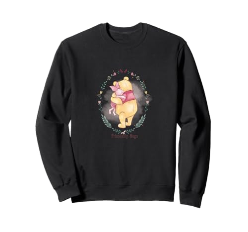 Sweatshirt Disney Winnie l'Ourson et Porcinet en coton doux beige pour adulte