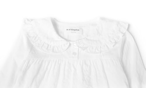 Mud Kingdom Big Girls Ruffle Collar Nightgowns Plaid Long Sleeve4