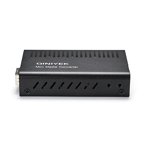 Image of 10Gbe SFP+ Media Converter, 10Gigabit Ethernet Fiber to 10G Copper UTP Ethernet Media Converter with 1x 100M /1G /2.5G /5G /10GBase-T RJ45 to 1x 10GBase-X SFP+ Slot