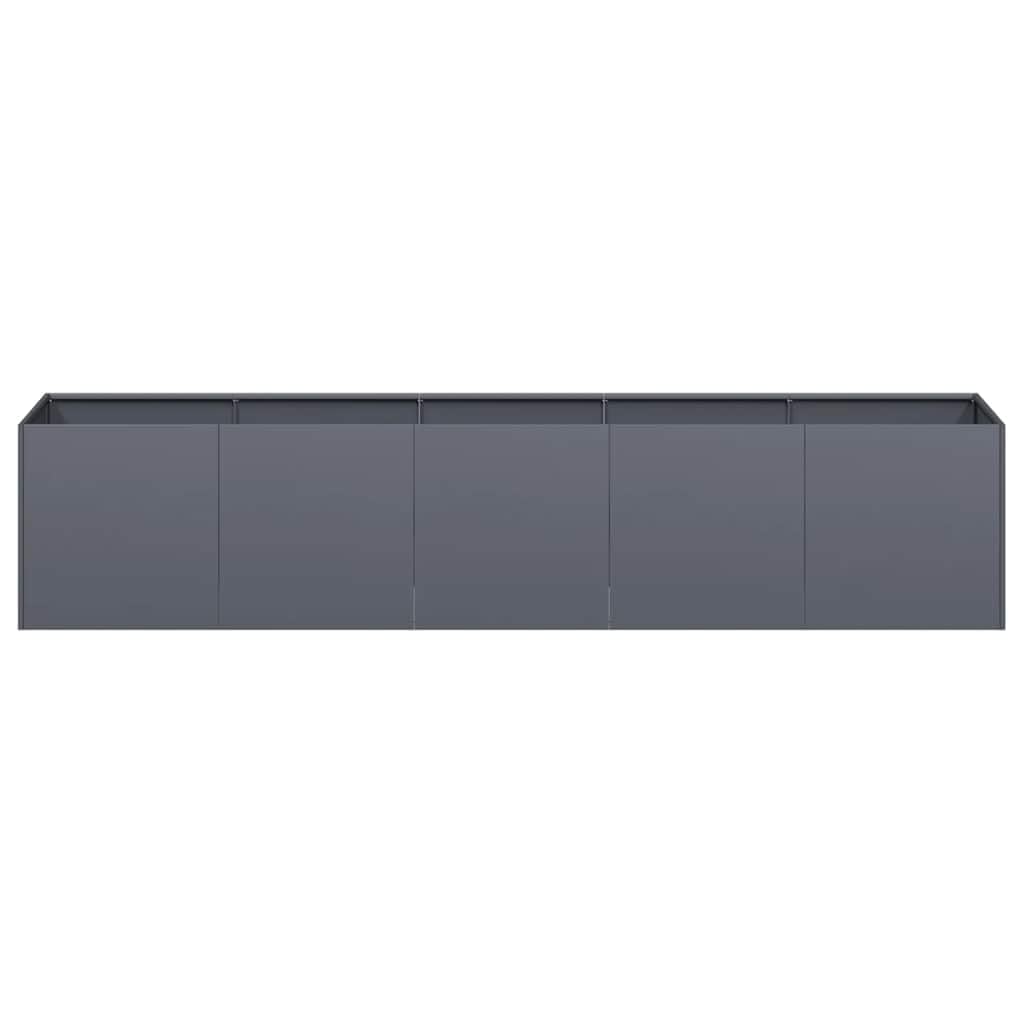 vidaXL Doniczka Antracyt 200x40x40 cm Stal walcowana na zimno