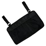 Bolsa lateral para silla de ruedas con bolsillos: puede guardar artículos cotidianos como bebidas y bocadillos, vasos, dispositivos electrónicos, llaves, botellas de agua, tarjetas, bolsillo lateral de la bolsa para silla de ruedas