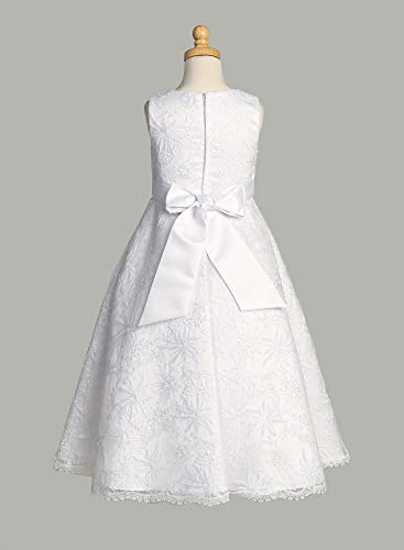 First Communion Dress for Girls - 1st Holy Communion Dresses - White Baptism LDS Vestidos de Primera Comunion3