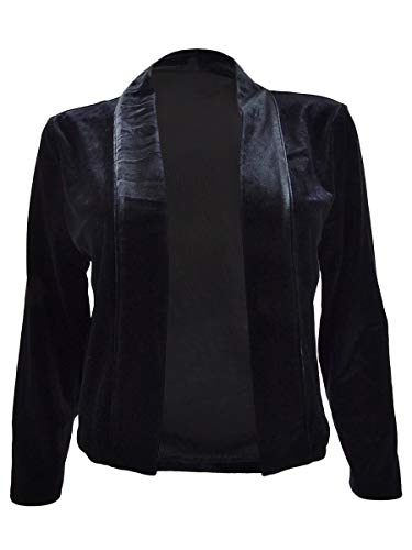 Calvin Klein Womens Black Long Sleeve Open Cardigan Top Size L