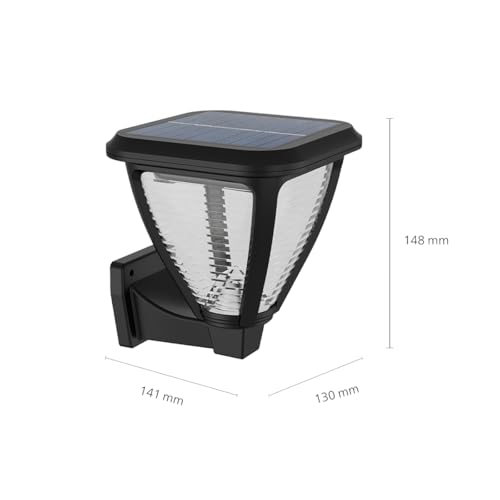 Image of Philips Lighting Vapora Outdoor Solar, Path Light, 1.5W, 2700K, Black, IP44 Weatherproof