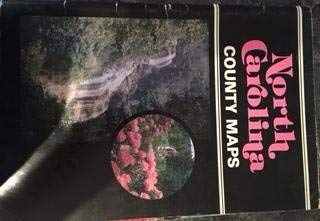 Paperback North Carolina County Maps Book