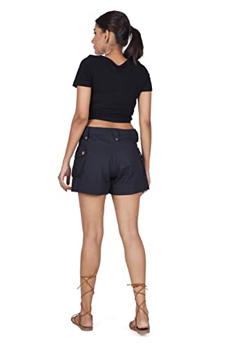 Guru-Shop, Shorts Boho-chic, Dicotone